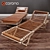 Luxury Hermes Lounge Chair Pippa by Rdai 3D model small image 2