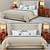 Elegant Churchill Fabric Sleigh Bed 3D model small image 3