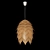 Modern Wood Pendant Lamp 3D model small image 1