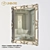 Elegant Gold Mirror 3D model small image 1