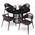 Modern Dining Set: 133 Ico & 475 Boboli by Cassina 3D model small image 5