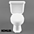 Kohler Kathryn K-3324: Stylish Floor-Mounted Toilet 3D model small image 2