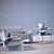 Modernized Classic: Jindrich Halabala Set 3D model small image 2