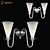 Elegant Torica Lightstar Chandelier 3D model small image 1