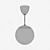 Modern HÖLJES Pendant Lamp - Elegant White Design 3D model small image 2