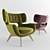 Luxury Maclaine Armchair by Roberto Cavalli 3D model small image 2