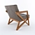 Comfortably Chic Armchair by Aristeu Pires 3D model small image 2