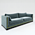 Elegant Frato Salzbourg Sofa 3D model small image 1