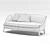 Elegant FLEXFORM Dragonfly: Versatile Luxury Sofa 3D model small image 3