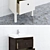 Ikea Hemnes 2-Drawer Wash-Stand with Odensvik Basin 3D model small image 2