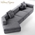 Elegant Vittoria Frigerio Sofa 3D model small image 1