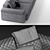 Elegant Vittoria Frigerio Sofa 3D model small image 3