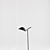 Elevate Floor Lamp: 2 Sizes, 2 Materials 3D model small image 2