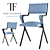 Elegant Vienna Carver Chair 3D model small image 1