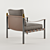 Cozy Chic: Flou IKO Small Armchair 3D model small image 2