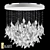 Sagarti Espira Chandelier with Swarovski Crystals 3D model small image 1