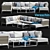 Luxurious Varaschin ALGARVE Sofa: Perfect Relaxation 3D model small image 1