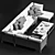 Luxurious Varaschin ALGARVE Sofa: Perfect Relaxation 3D model small image 3