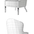 Title: Ipe Cavalli Visionnaire Beige Alice Chair 3D model small image 3