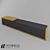 Customizable INTERIO-MEBEL T1_0 Console Table 3D model small image 1