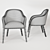Wave Montbel Chair: Modern, Realistic 3D Model 3D model small image 2