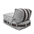 Stylish Sacramento Armchair by Unico 3D model small image 2