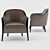 Wave 02741 - Montbel: Modern Minimalist Object 3D model small image 1