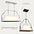 Elegant Metal Pendant Lights 3D model small image 1