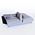 Italian Elegance: Bonaldo Avarit Sofa 3D model small image 1