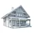 Timber Haven: Cozy & Sustainable Dream Home 3D model small image 3