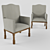 Kent Side Chair: Elegant Design, Exquisite Craftsmanship 3D model small image 2