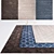 Elegant Jaipur Clan Rug 3D model small image 1