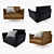 Elegant Moroso Gentry Armchair: V-Ray Ready 3D model small image 2