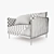 Elegant Moroso Gentry Armchair: V-Ray Ready 3D model small image 3