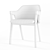 Elegant Loden Wood Chair 3D model small image 3