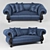 Luxury Queen Sofa by Orsitalia 3D model small image 1