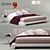 Desiree Isabell Bed: Elegant and Comfortable 3D model small image 1