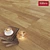 Elegant Oak Suede Flooring 3D model small image 1