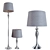 Elegant Gwendolyn Lamp: Floor & Table 3D model small image 1