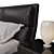Karolina Bed: Sleek Style & Supreme Comfort 3D model small image 2