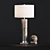Elegant Sonia Marble Side Table 3D model small image 1