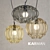 Karman GINGER Pendant: Modern Glass Lighting 3D model small image 1