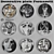 Fornasetti Inspired Decorative Plate 3D model small image 1