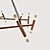 Minimalist Pentagon Chandelier 3D model small image 3