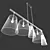 Bronze 5-Light Pedro TK Chandelier 3D model small image 3