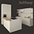 Sleek Kitchen Set: bulthaup b1 3D model small image 1