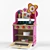 Wooden Kids Play Kitchen 3D model small image 2