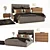 BoConcept Mezzo Bed Set 3D model small image 1