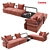 Casina 503 Soft Props Sofas: Modern 3D Models 3D model small image 2