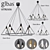 Elegant VITRUVIA Pendant Light 3D model small image 1